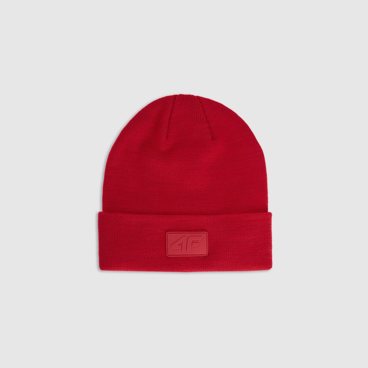 Unisex beanie čiapka - červená · záber 1