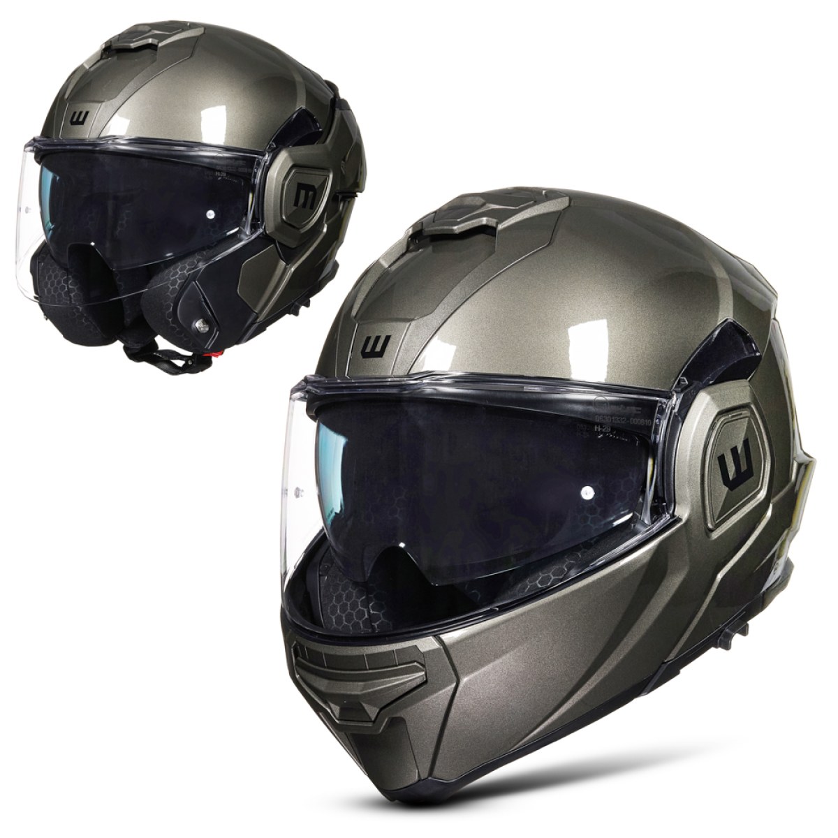 W-TEC Zoroz Metallic Grey - M (57-58) · záber 1
