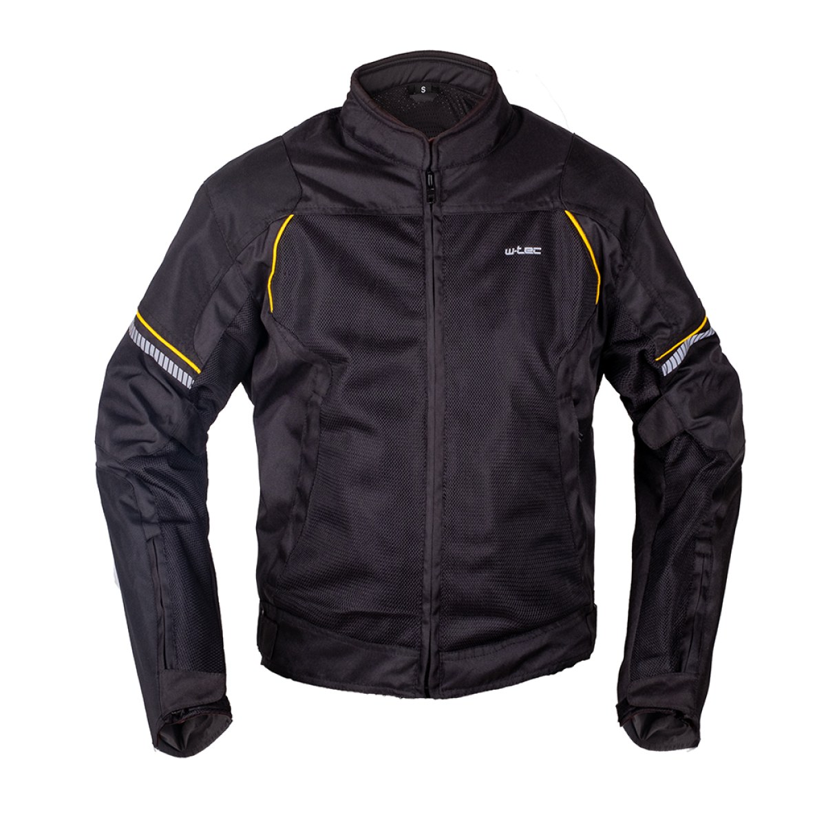 Letná moto bunda W-TEC Martix - Veľkosť: S | Farba: Žltá · záber 1