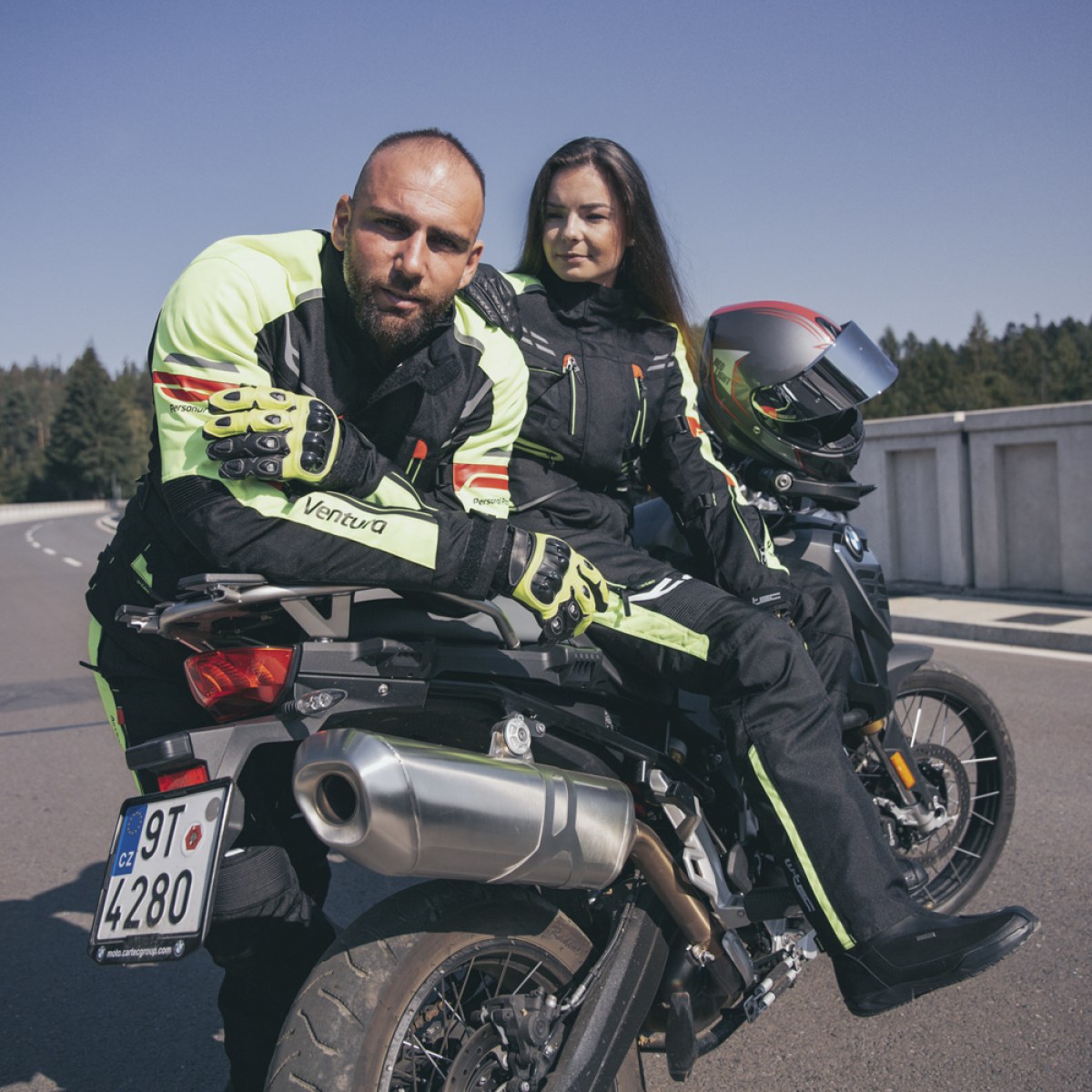 Motocyklové rukavice W-TEC Supreme EVO - Veľkosť: XXL | Farba: Zelená · záber 4