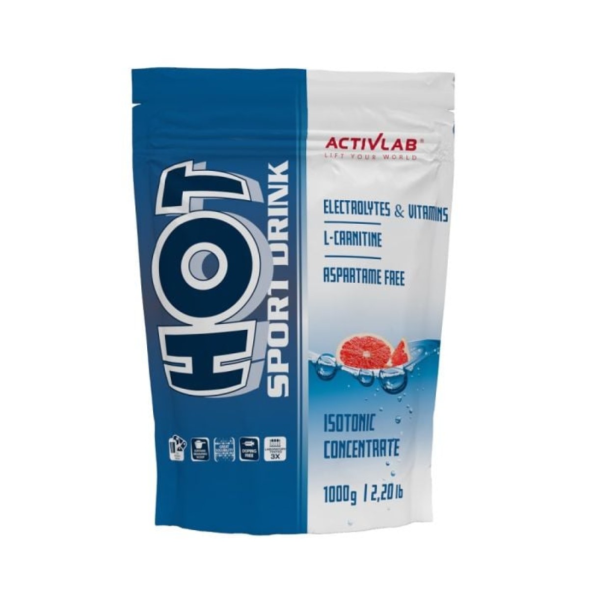 Activlab HOT Sport Drink grapefruit · záber 1