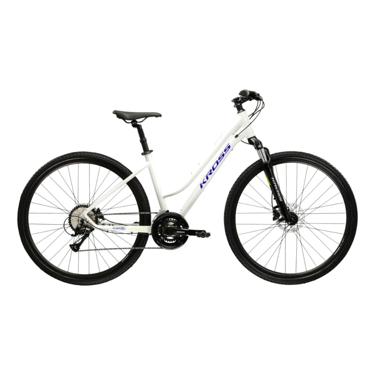 Kross Evado 4.0 28" - model 2025 šedá / námornícka modrá / lesk - L (19", 168-180 cm) · záber 1