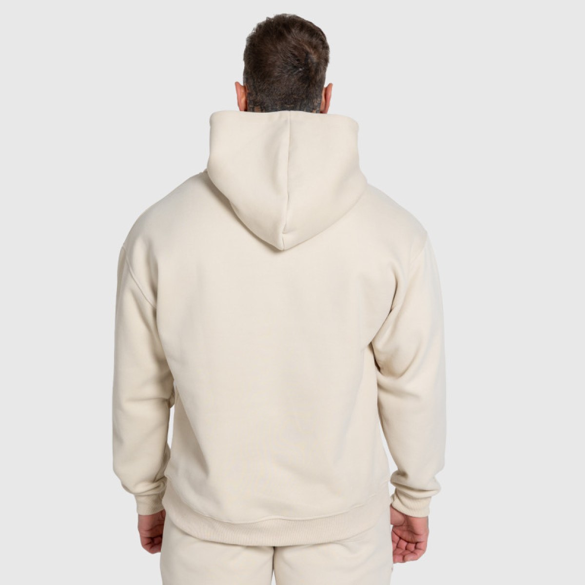 Oversized mikina Iron Aesthetics ASTHX, béžová · záber 3