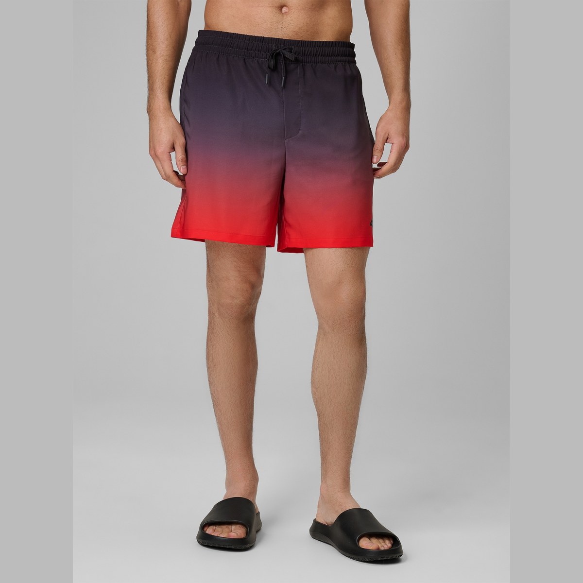 Pánske plážové boardshorty - čierne · záber 4