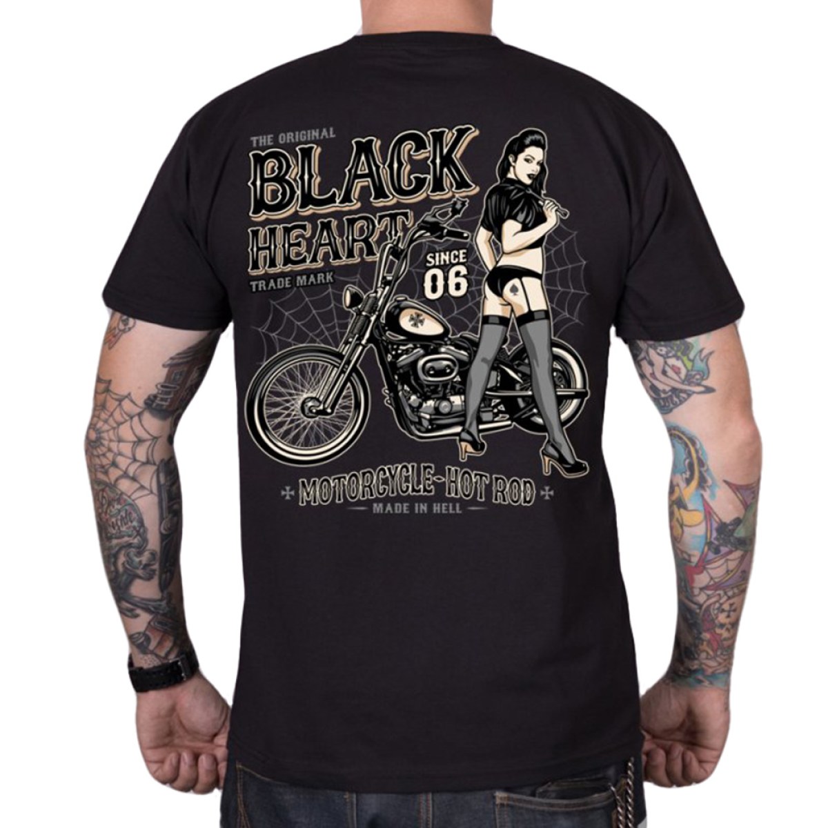 BLACK HEART Chopper Pussy čierna - XXL · záber 1