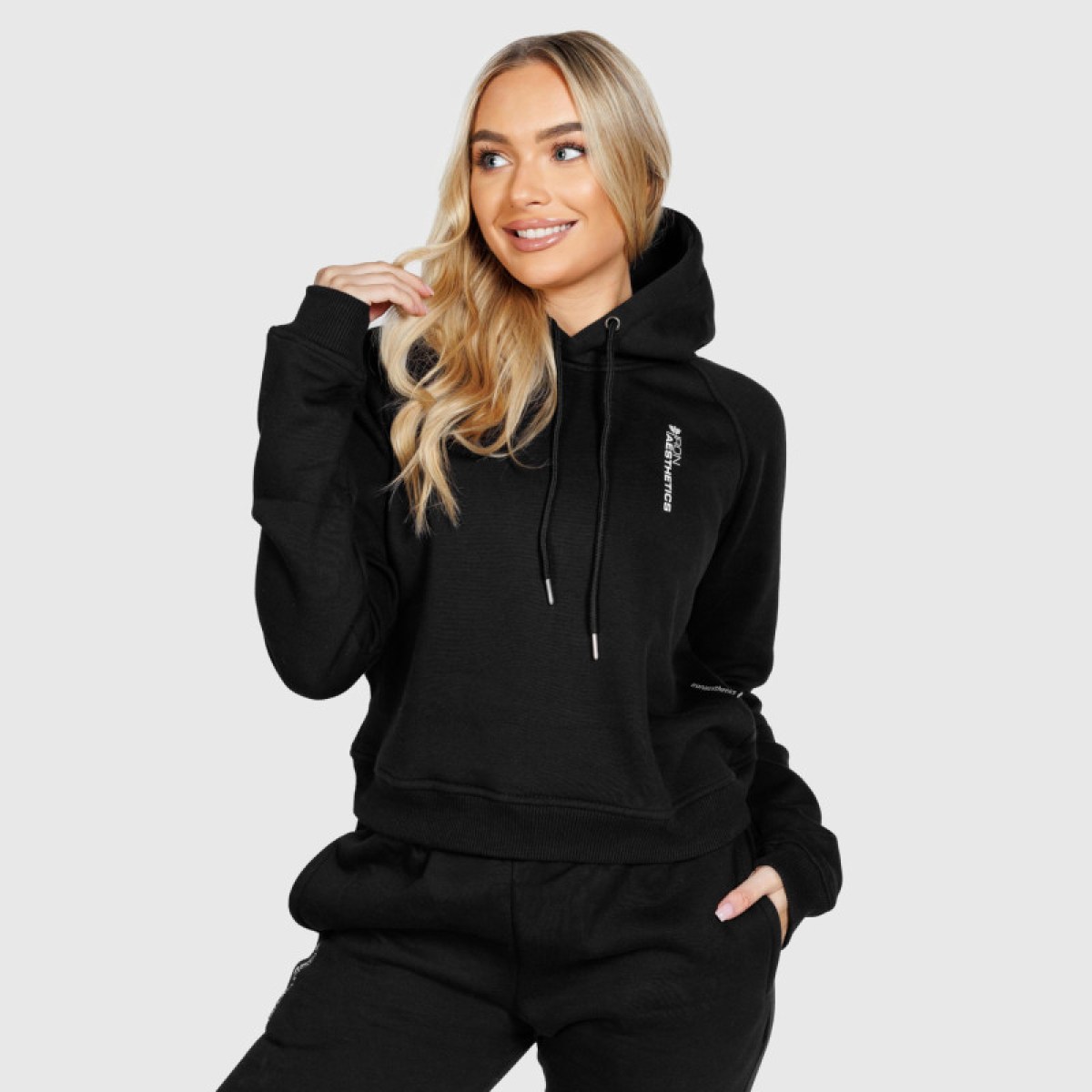 Dámska športová mikina Iron Aesthetics Comfy, čierna · záber 1