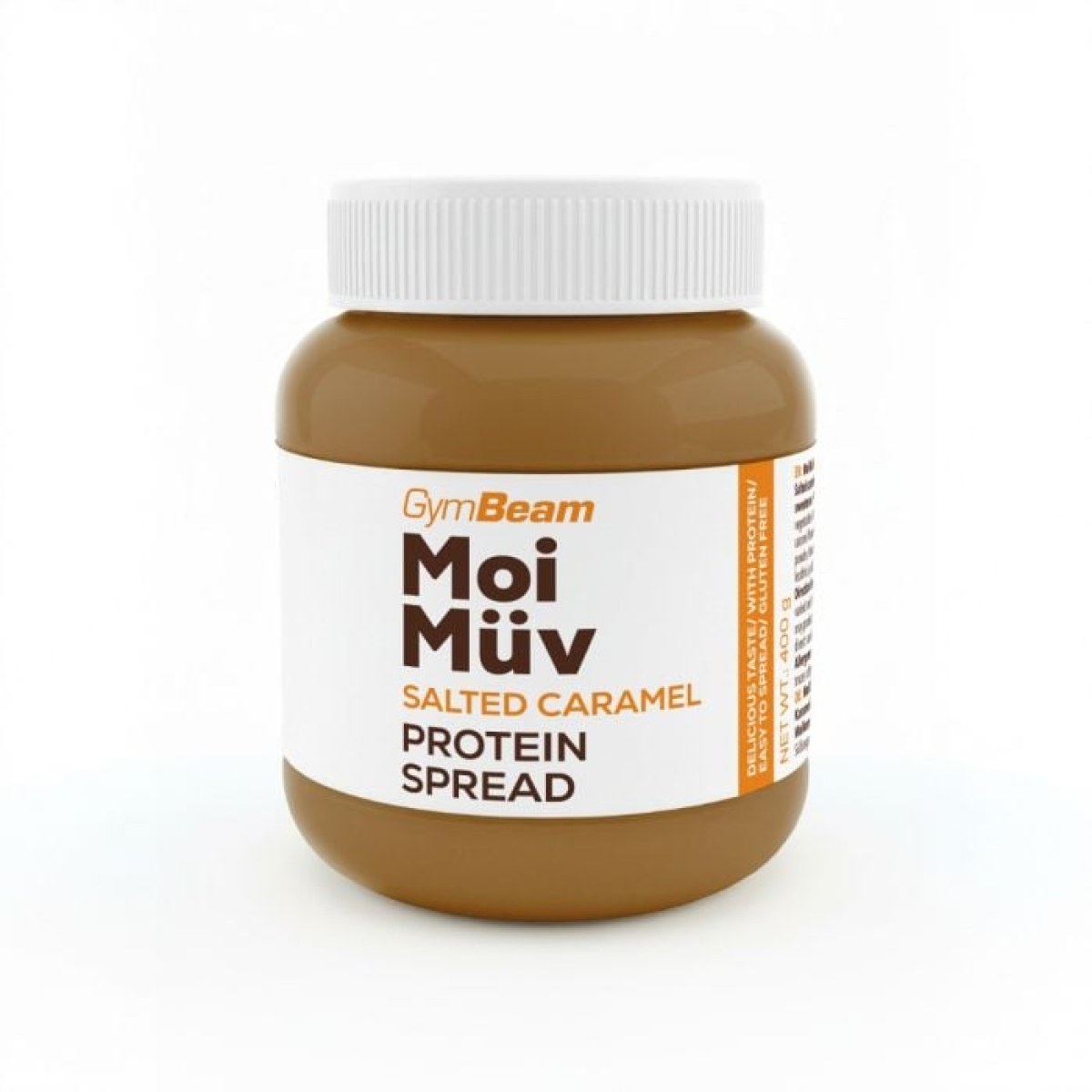 GymBeam MoiMüv Protein Spread slaný karamel · záber 1