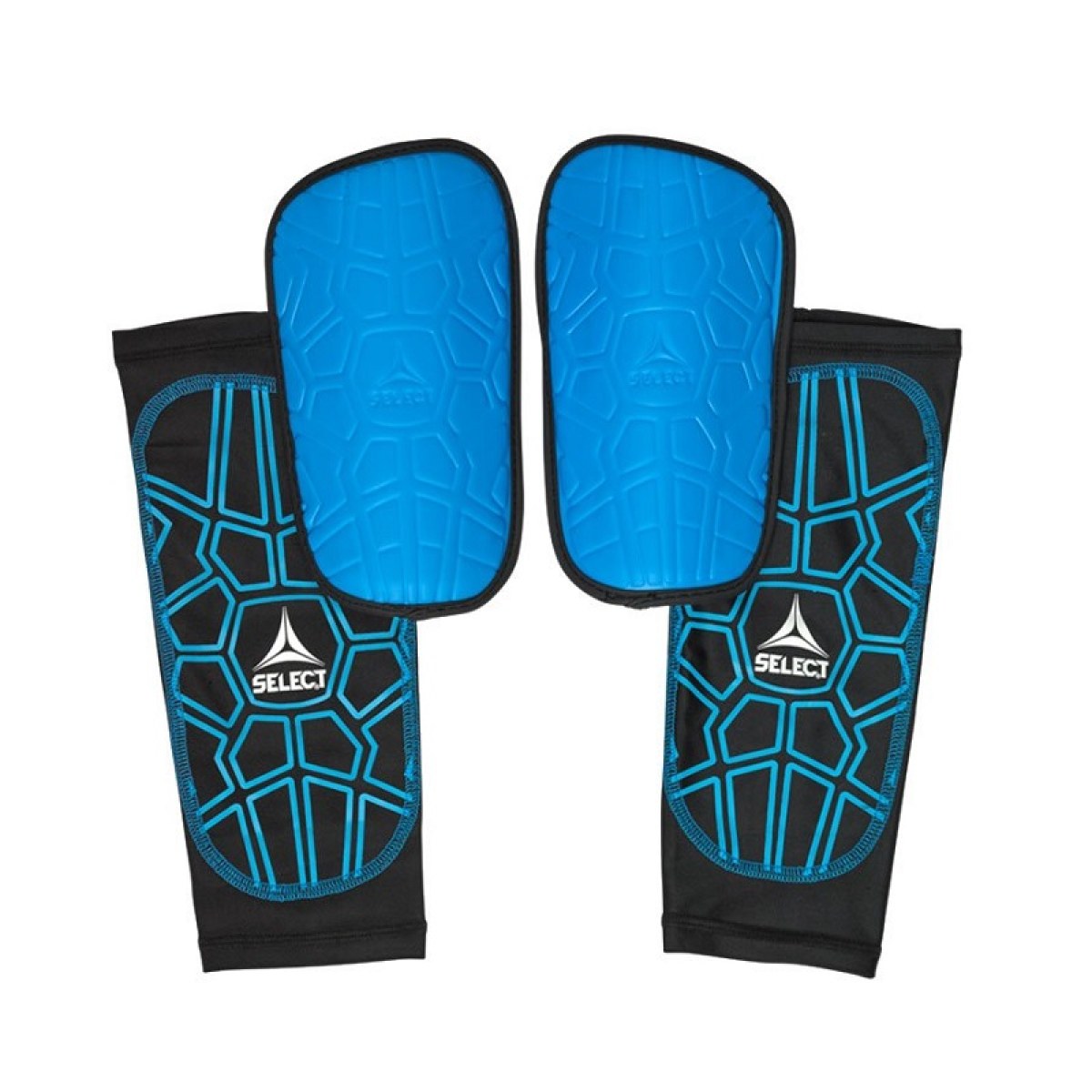 Chrániče holene SELECT Shin guards Super Safe modro-čierna - Hmotnosť: 0,3 kg · záber 1