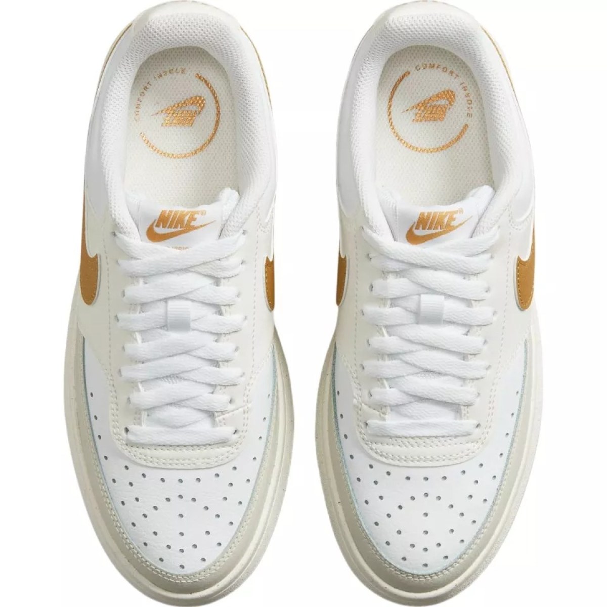 Nike Court Vision Alta W - Veľkosť: 38 | Farba: Béžová · záber 3