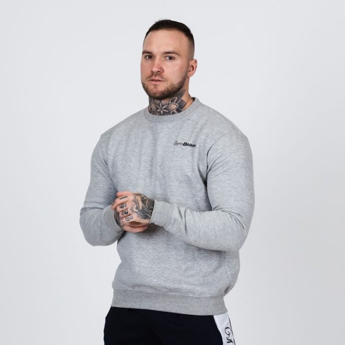 Gymbeam Mikina Basic Jumper Grey M · záber 1