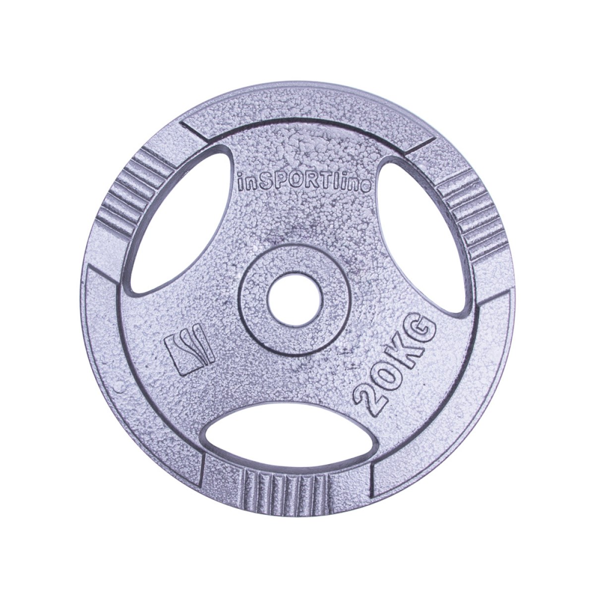 Liatinový kotúč inSPORTline Hamerton 20 kg 30 mm · záber 2