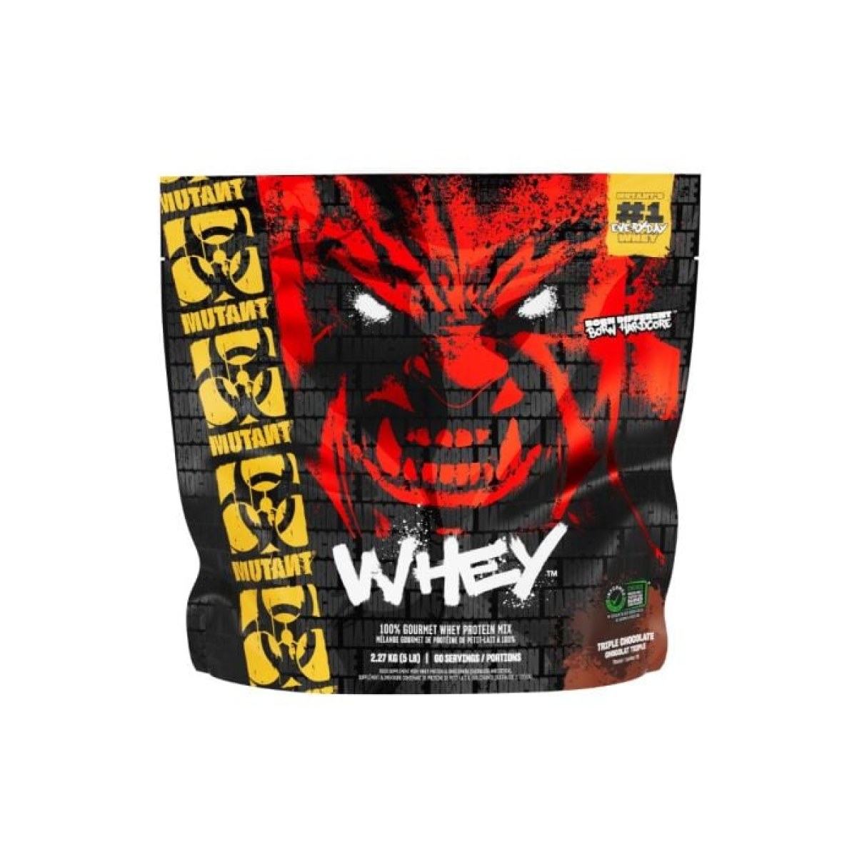 PVL Mutant Whey trojitá čokoláda - Príchuť: Trojitá čokoláda | Hmotnosť: 2,27 kg | Balenie: 6 · záber 1
