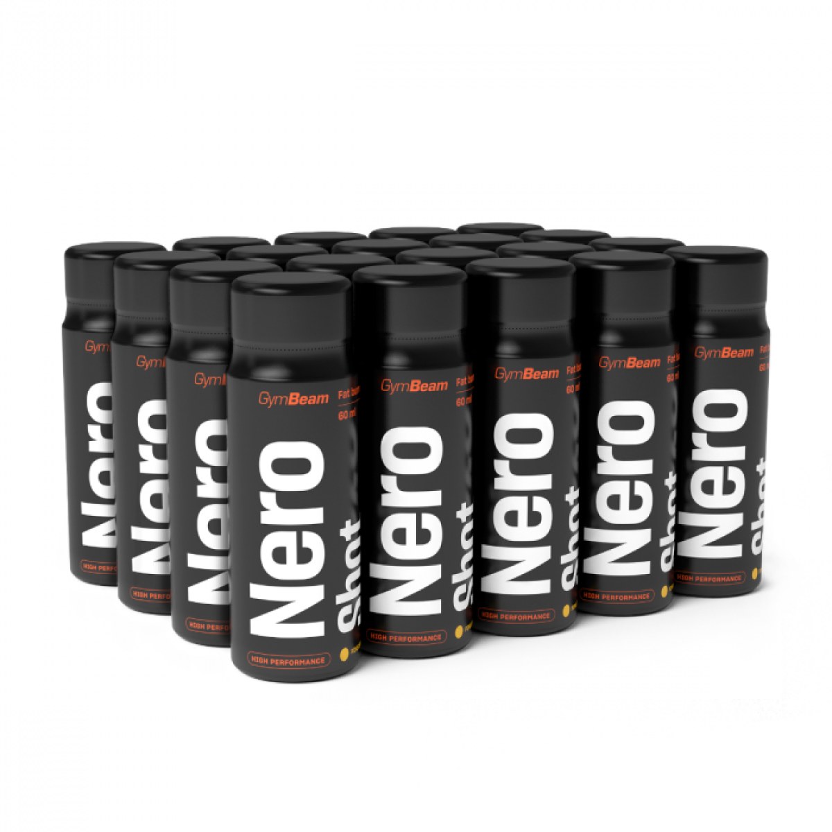 GymBeam Nero shot ananás - Príchuť: Ananás | Hmotnosť: 1,2 kg | Objem: 20 x 60 ml · záber 1