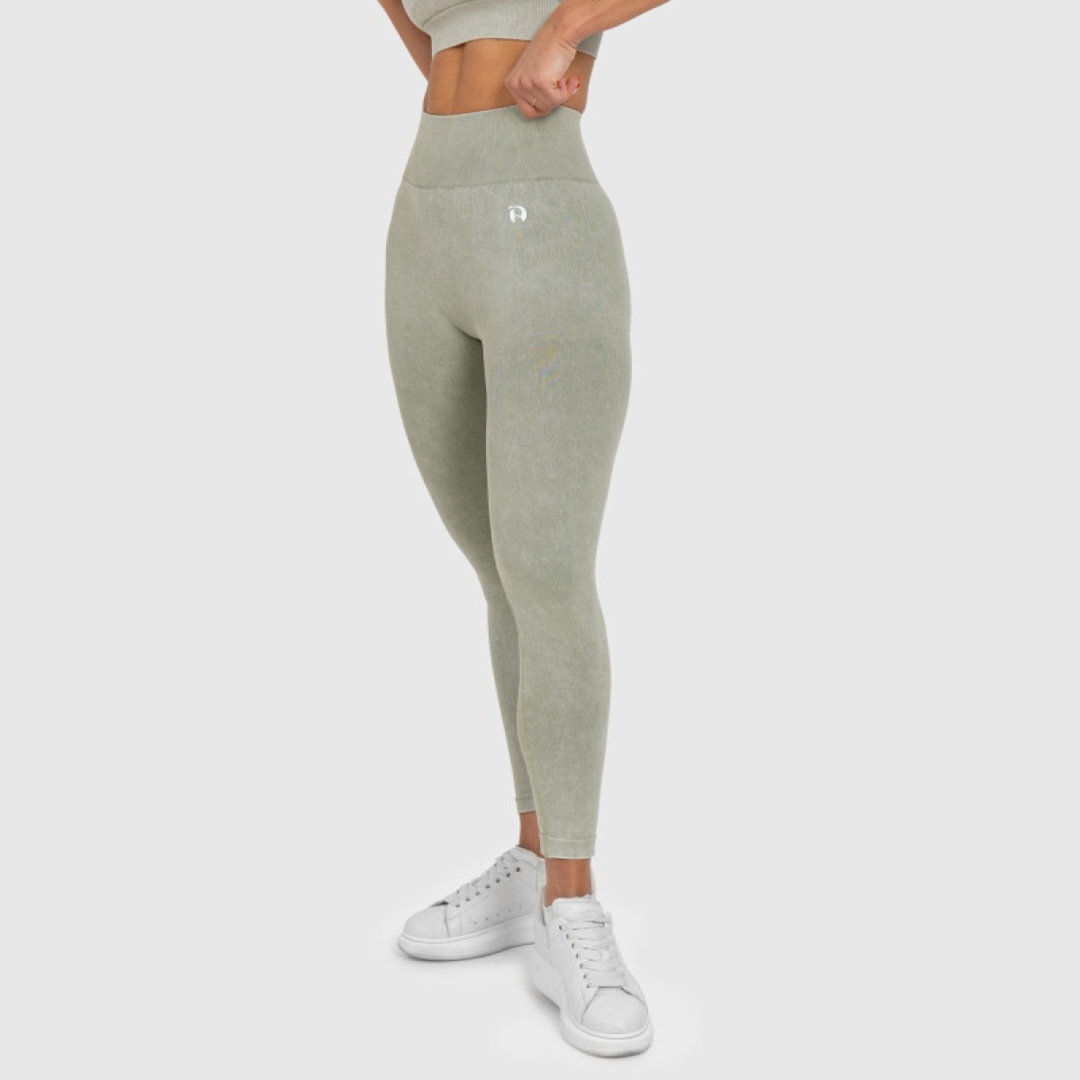 Dámske legíny Iron Aesthetics Faded, washed green · záber 1
