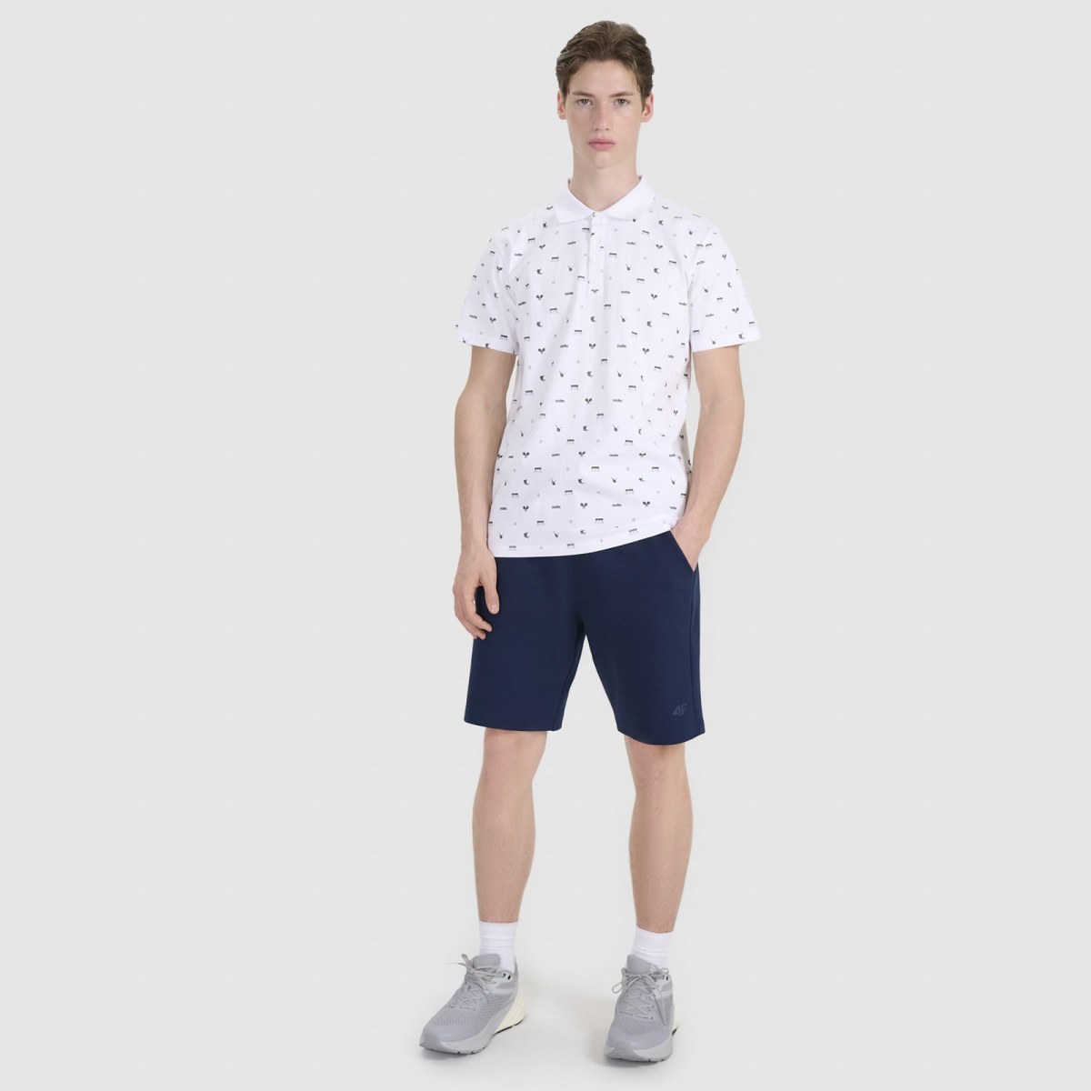 Pánske regular polo tričko - biele · záber 2