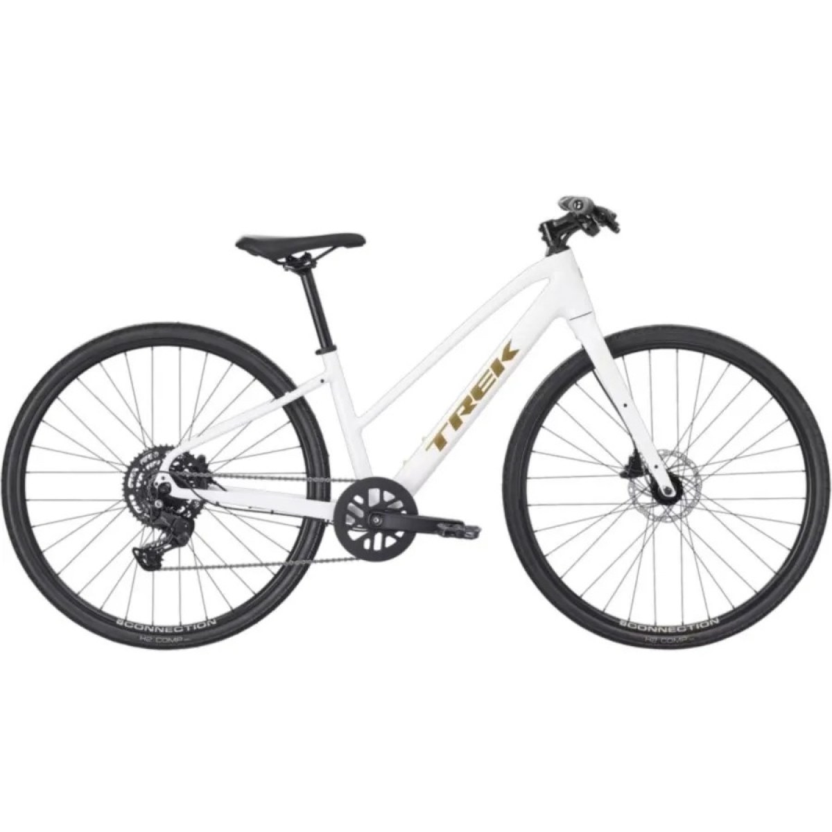 TREK FX 2 Midstep Gen 4 Crystal White 2026 - Veľkosť: M, 28 · záber 1
