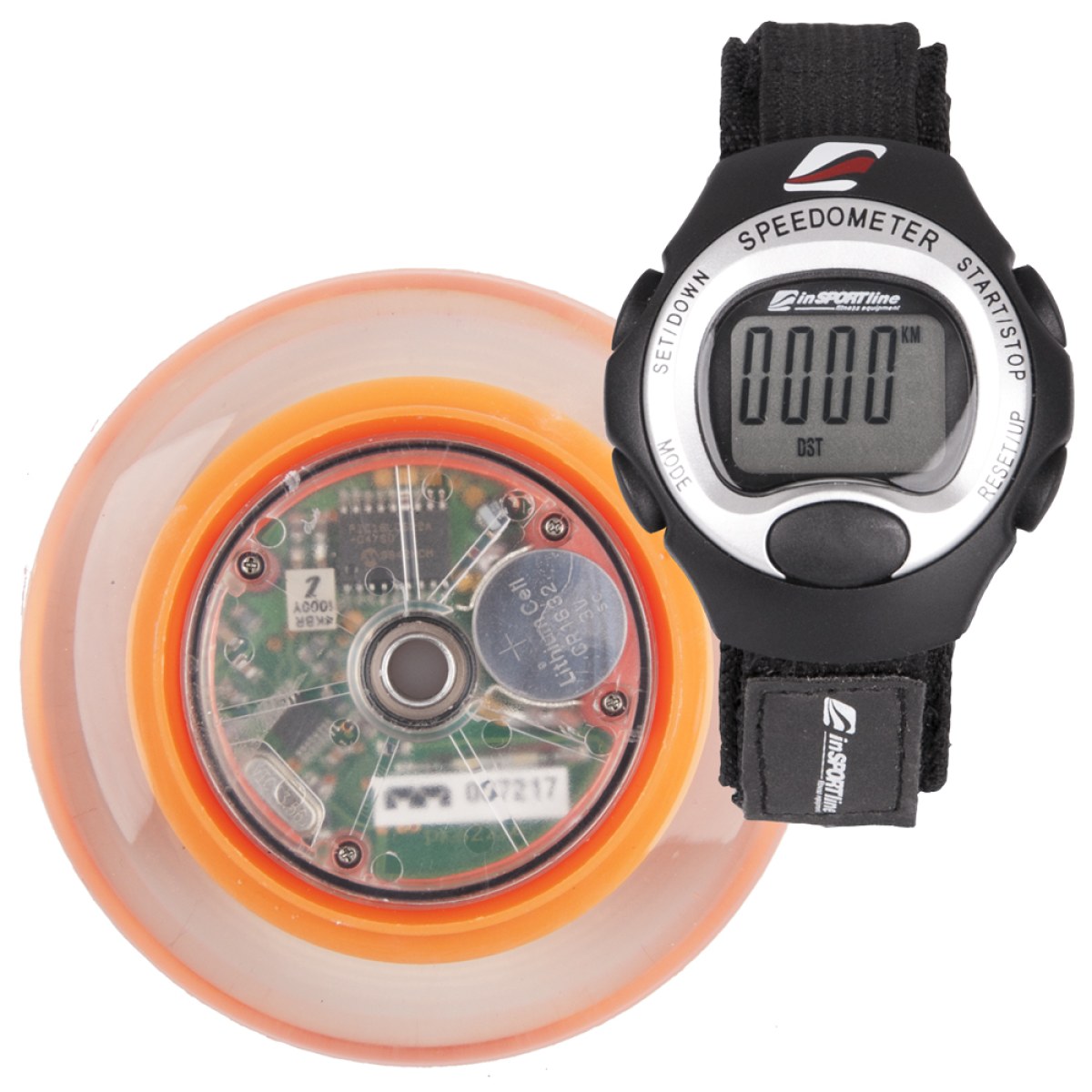 Koliesko s tachometrom inSPORTline SPEED 100 mm · záber 1