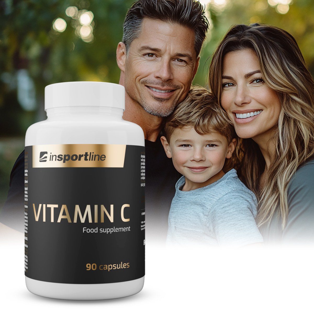 Výživový doplnok inSPORTline Vitamín C, 90 kapsúl · záber 1