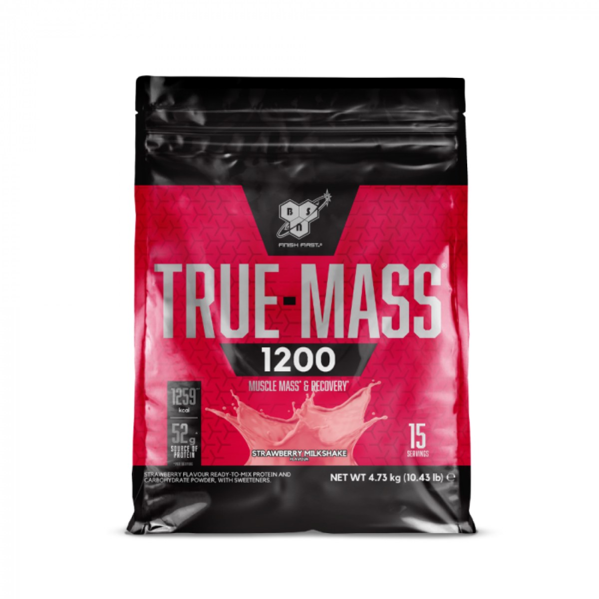 BSN True Mass 1200 čokoládový milkshake · záber 1