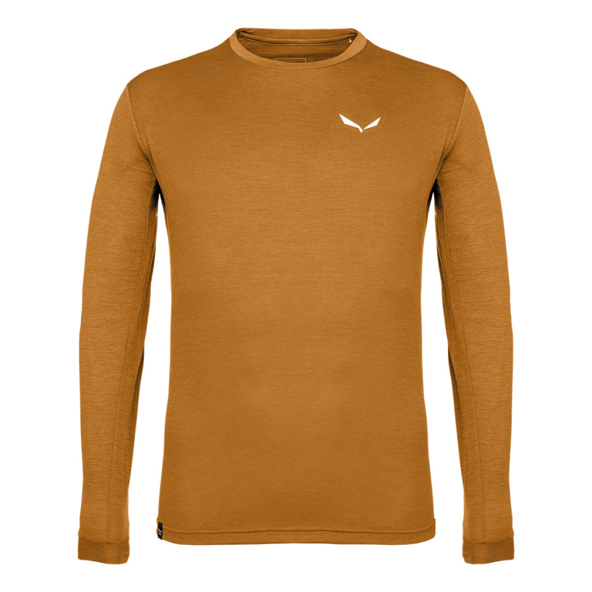 Salewa Puez Melange Dry Tee M - Veľkosť: S | Farba: Hnedá, Zlatá · záber 1