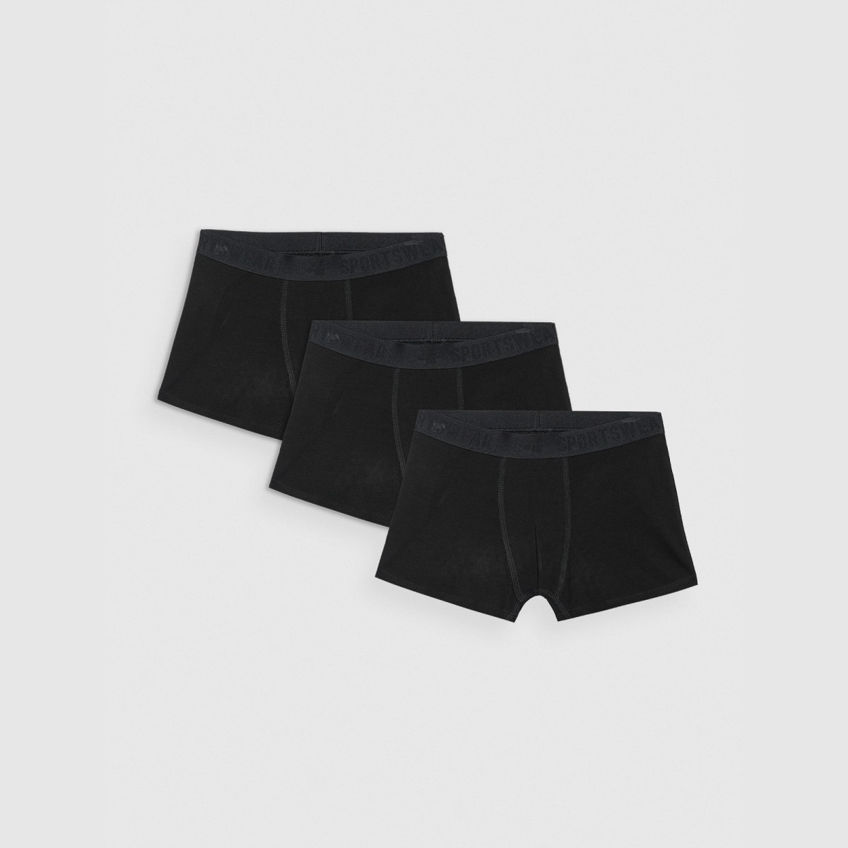 Spodná bielizeň boxerky (3-pack) chlapčenské - čierne · záber 1