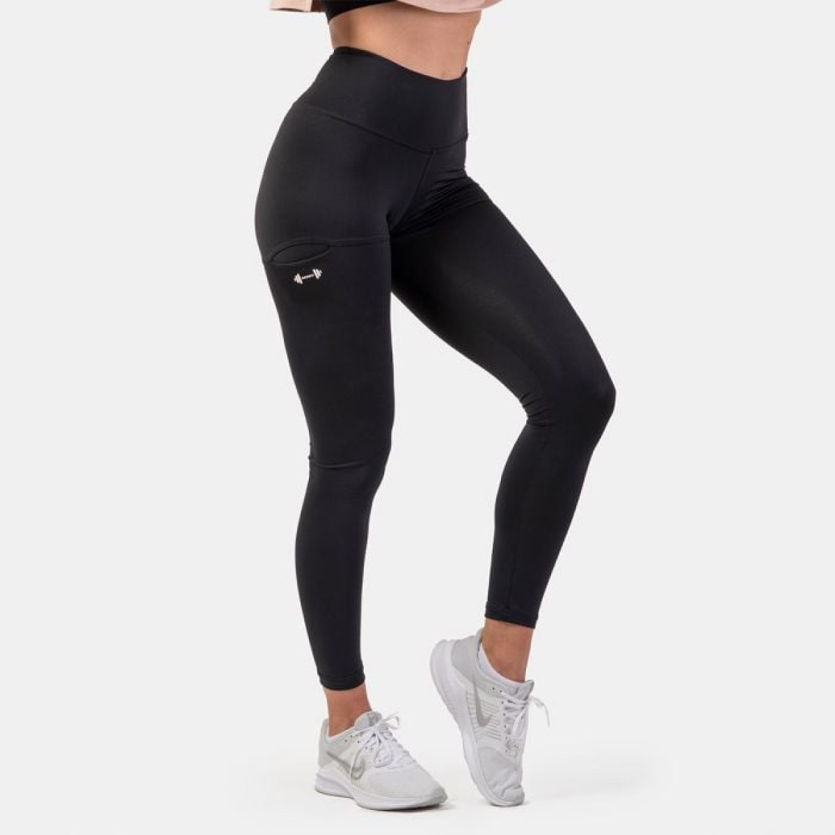 NEBBIA Dámske legíny Active High Waist Smart Pocket Black XS · záber 1