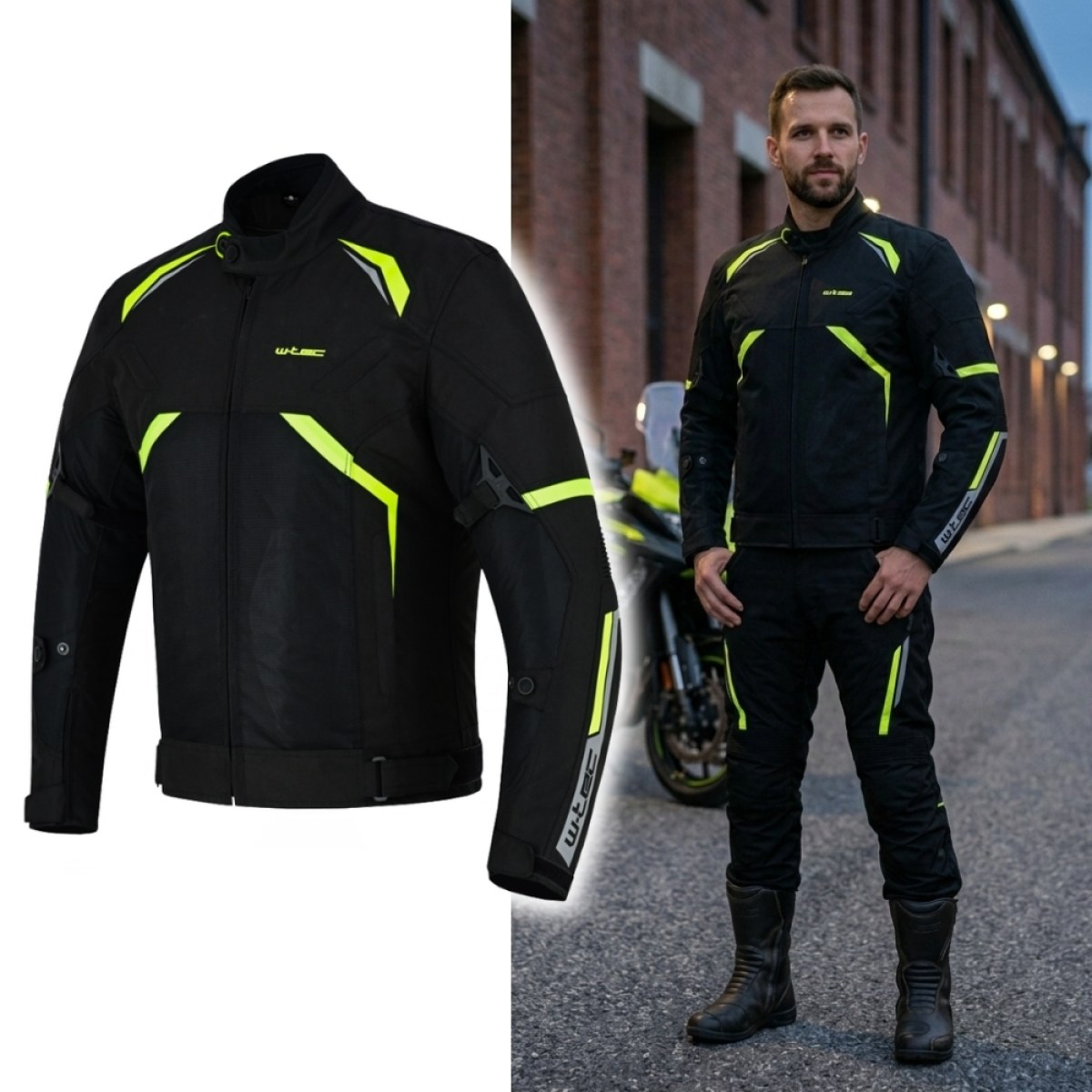 W-TEC Timuco čierna-fluo - XL · záber 2