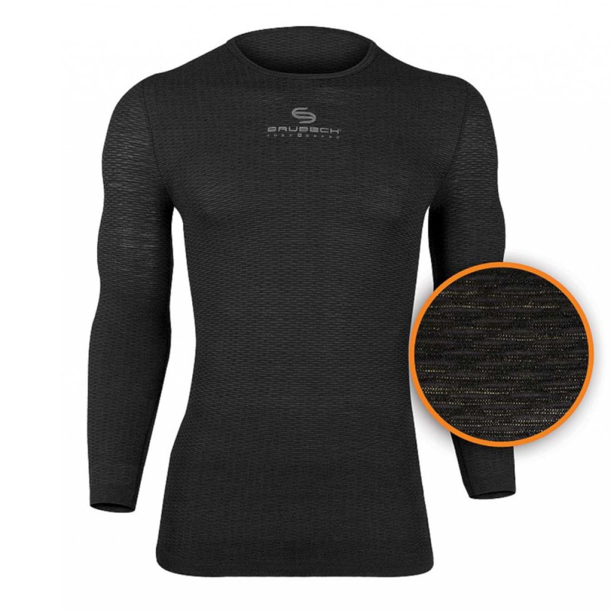 Brubeck Base Layer s dlouhým rukávem Graphite - M · záber 1