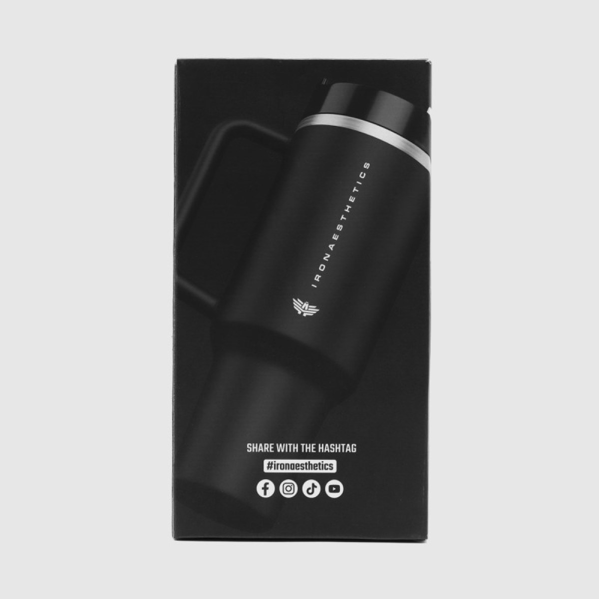 Nerezový termohrnček Iron Aesthetics City Tumbler 1200 ml, čierny · záber 4