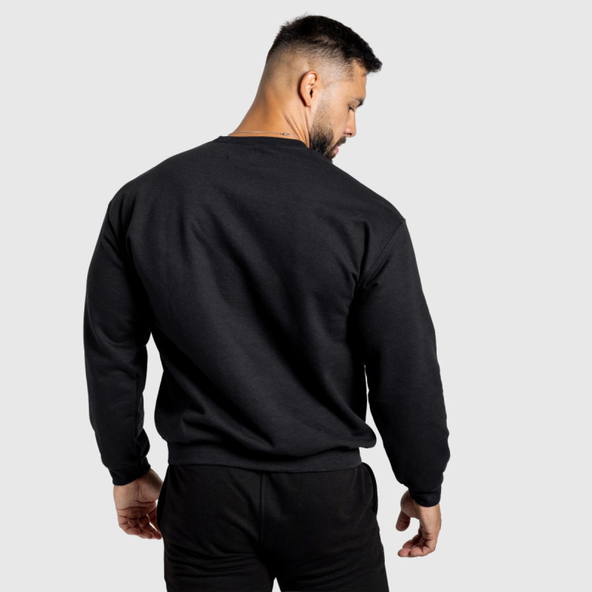 Pánska mikina Iron Aesthetics Unit, čierna · záber 2