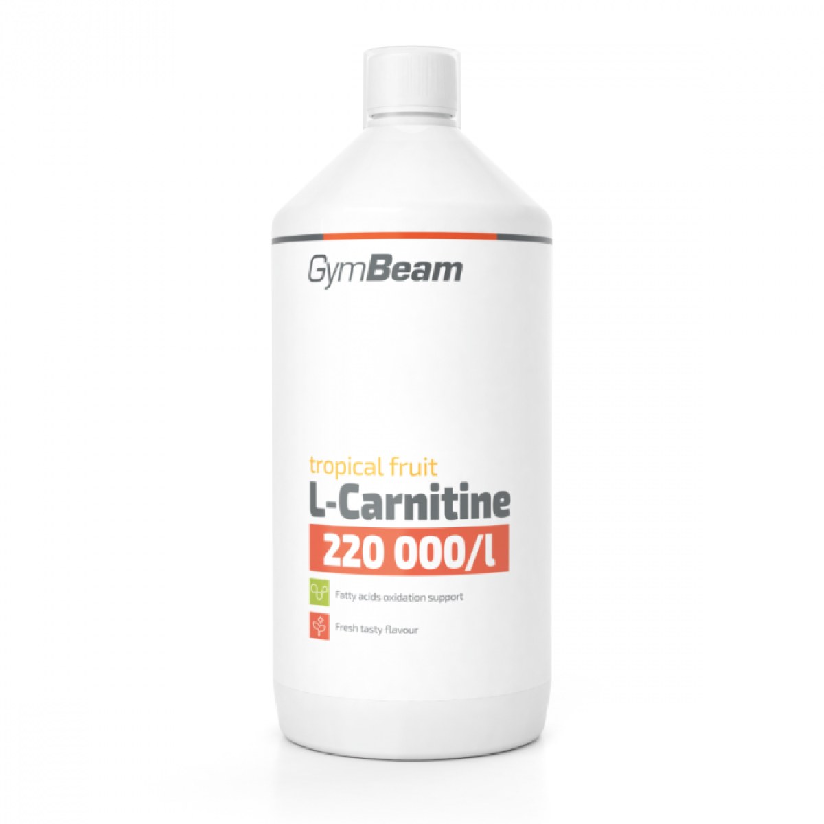GymBeam L-Karnitín tropical fruit - Príchuť: Tropical fruit | Hmotnosť: 1 kg | Objem: 1000 ml | Balenie: 8 · záber 1