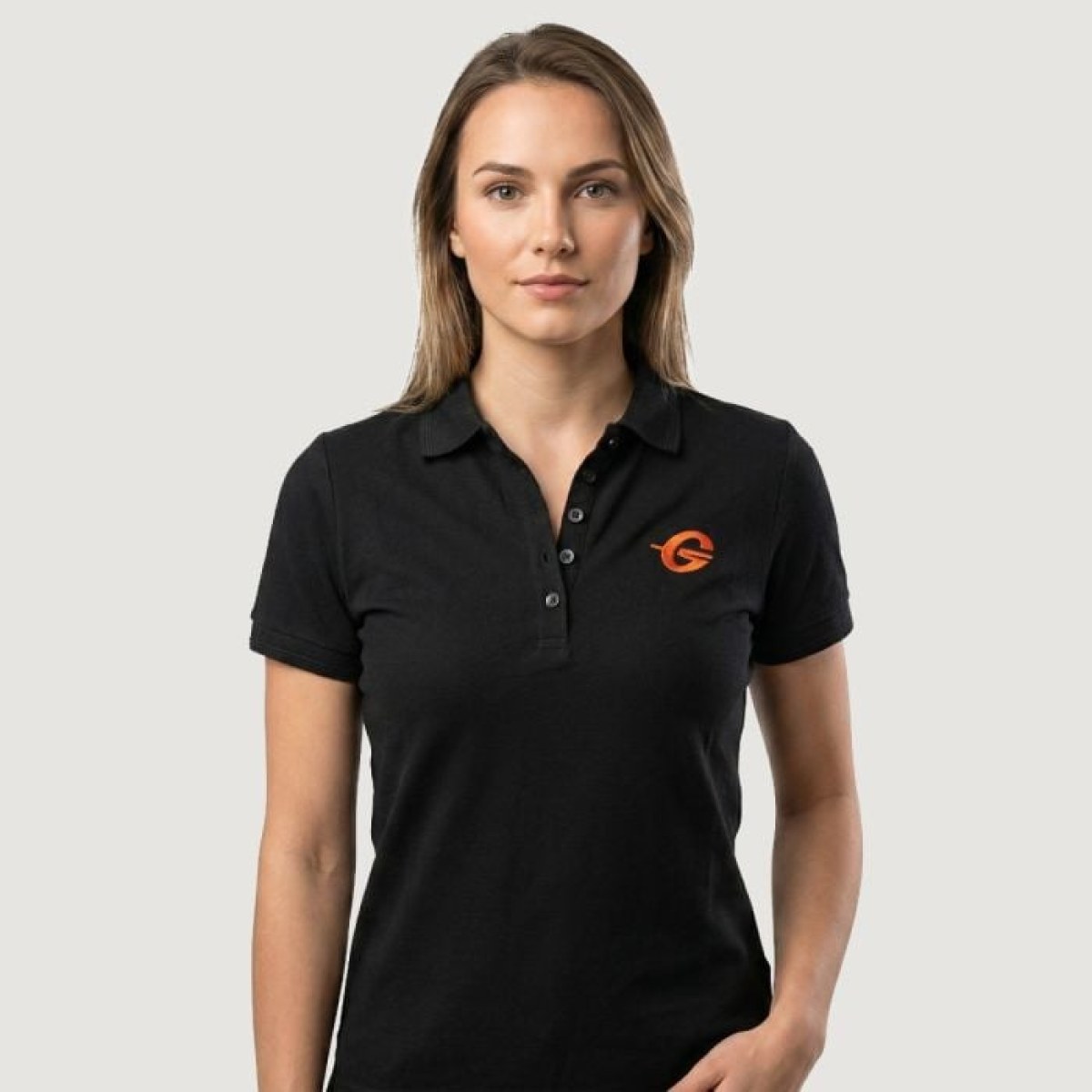 GymBeam Dámske Tričko Polo Black XL · záber 1