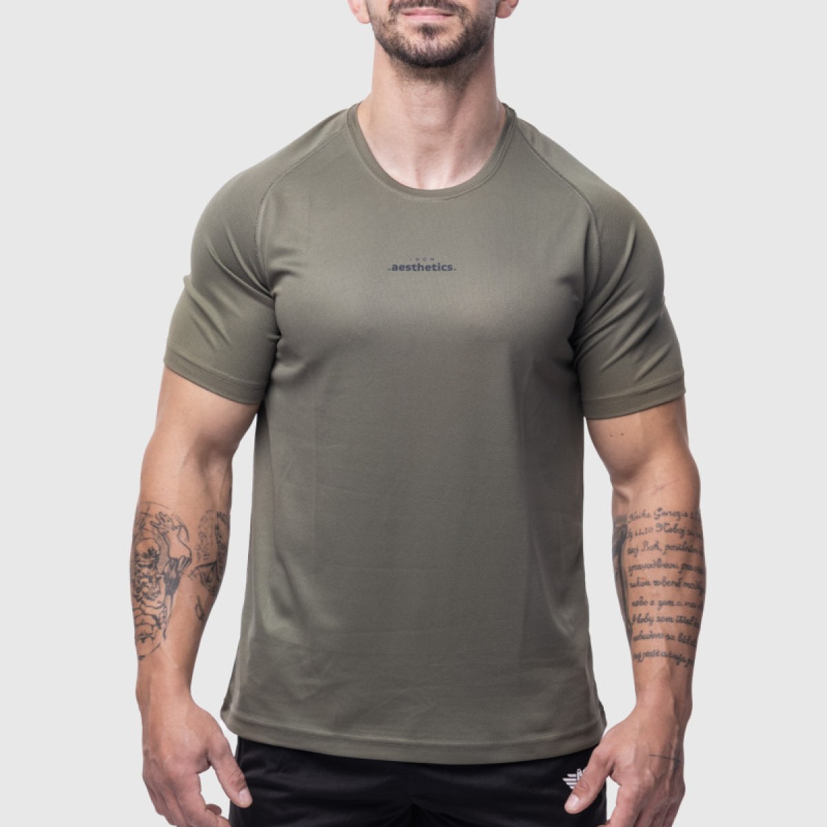 Pánske športové tričko Iron Aesthetics Training, zelené · záber 1