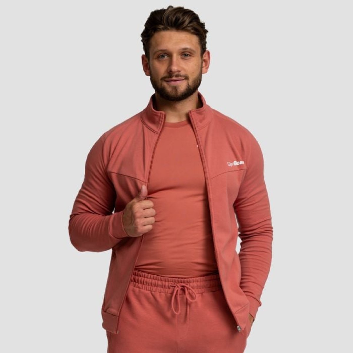 GymBeam Mikina so zipsom Limitless Cinnamon XXXLXXXL · záber 1