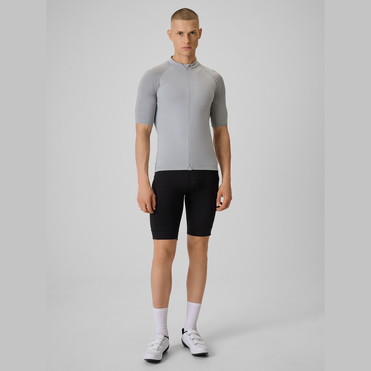 Pánsky cyklistický dres - sivý · záber 2