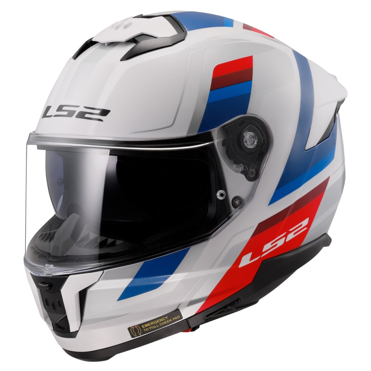 LS2 FF808 Stream II Vintage White Blue Red S (55-56) · záber 1