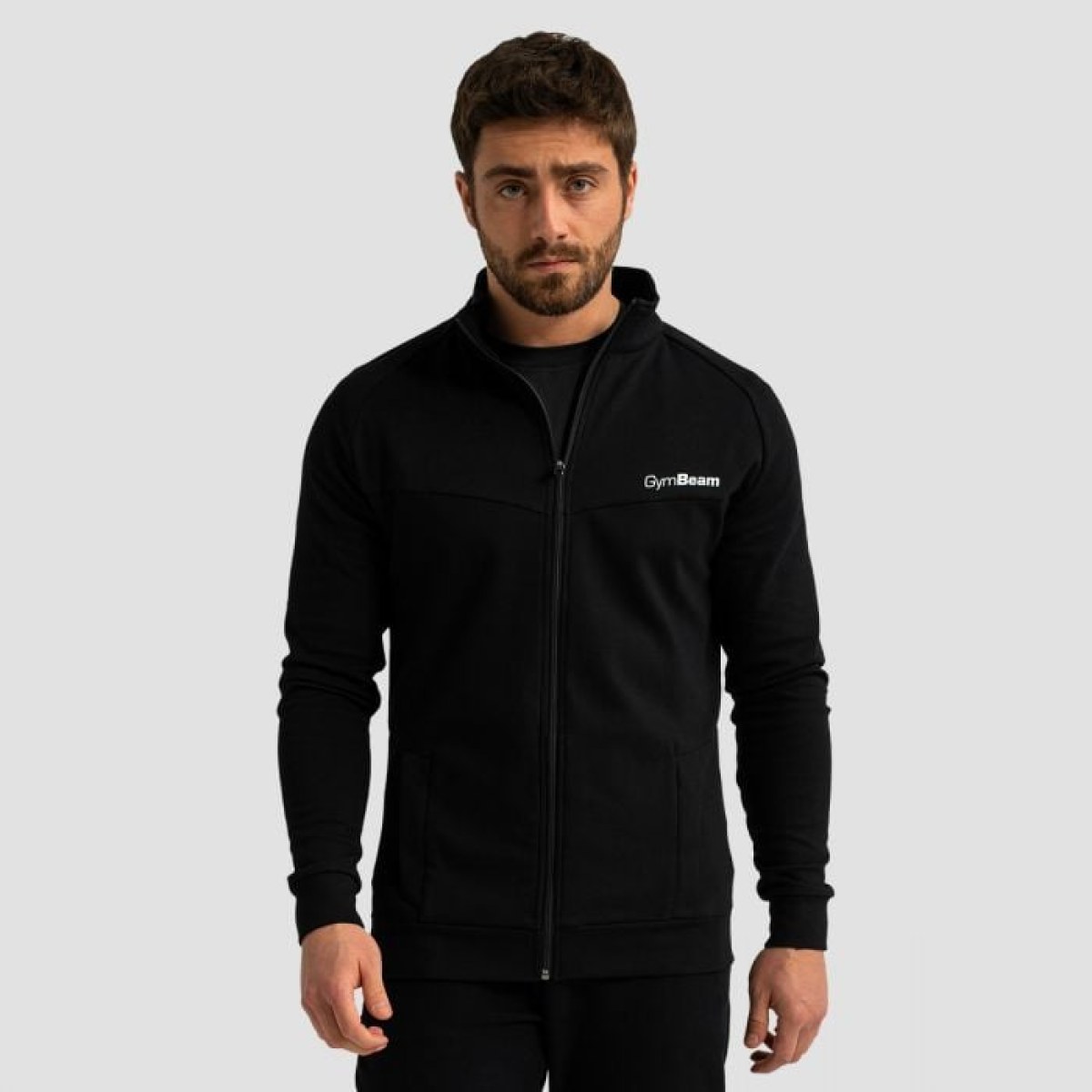 GymBeam Mikina so zipsom Limitless Black MM · záber 1