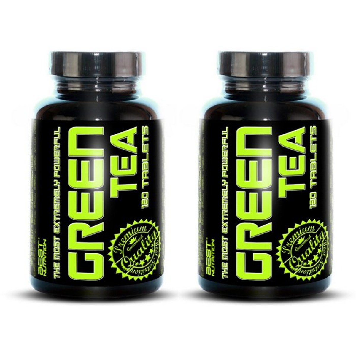 1+1 Zadarmo: Green Tea od Best Nutrition 120 tbl. + 120 tbl. · záber 1