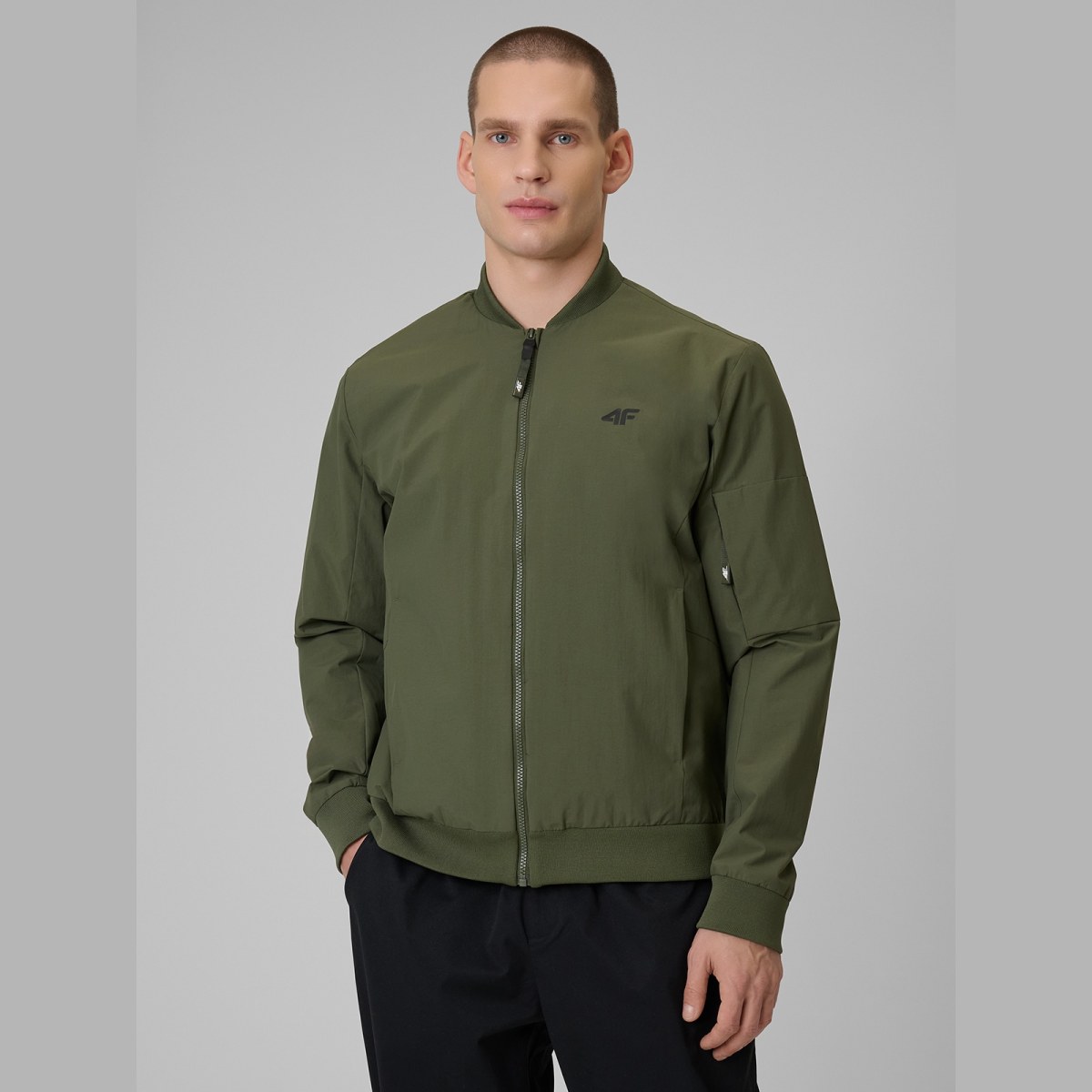 Prechodná pánska bunda - khaki · záber 1