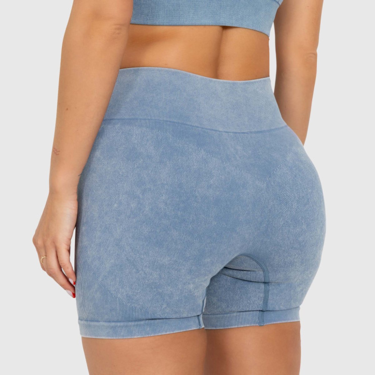 Dámske šortky Iron Aesthetics Faded, washed blue · záber 5