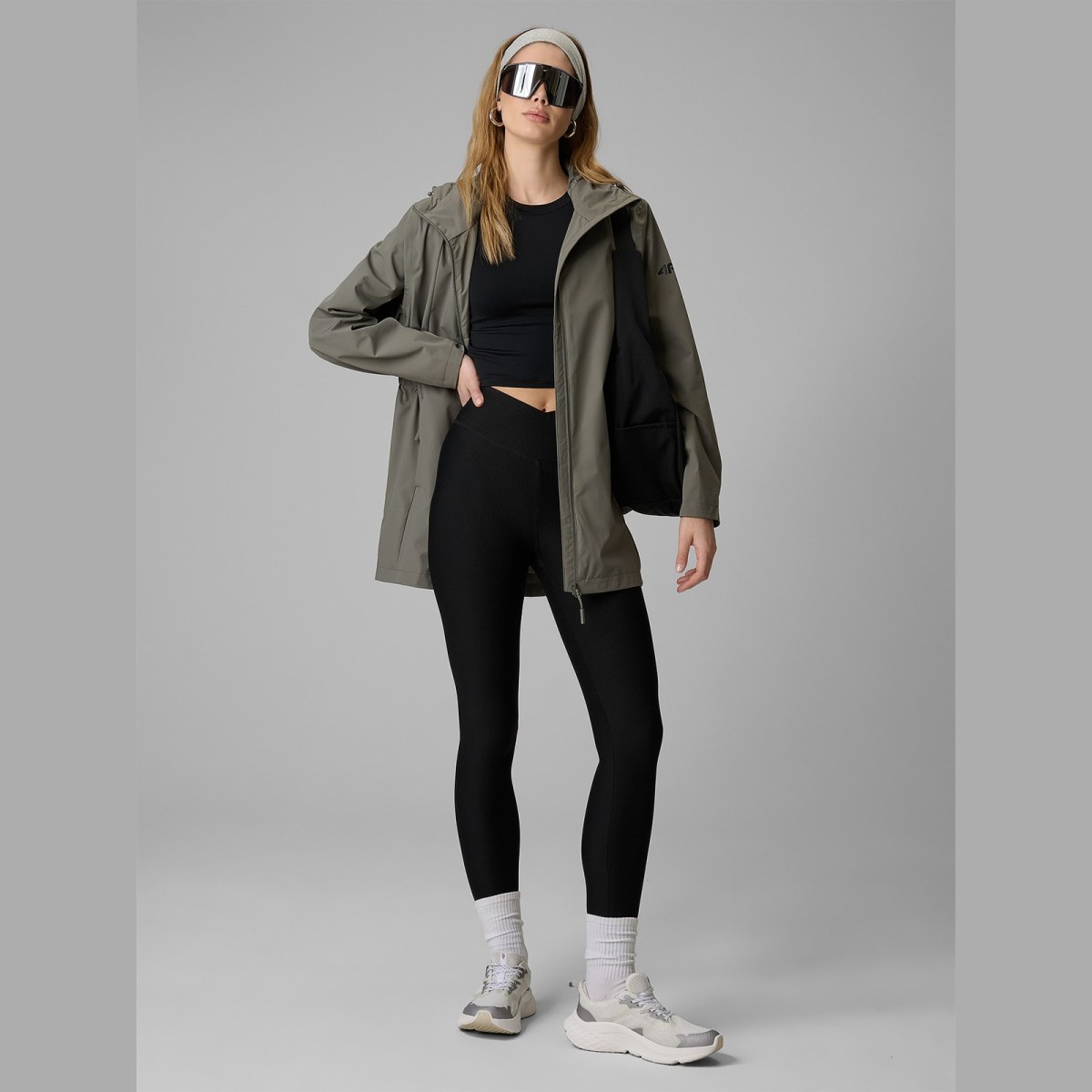 Prechodná parka membrána 5000 dámska - khaki · záber 2