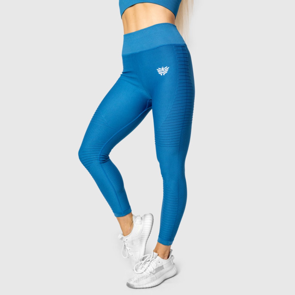 Bezšvové legíny Iron Aesthetics Dynamic, ink blue · záber 2