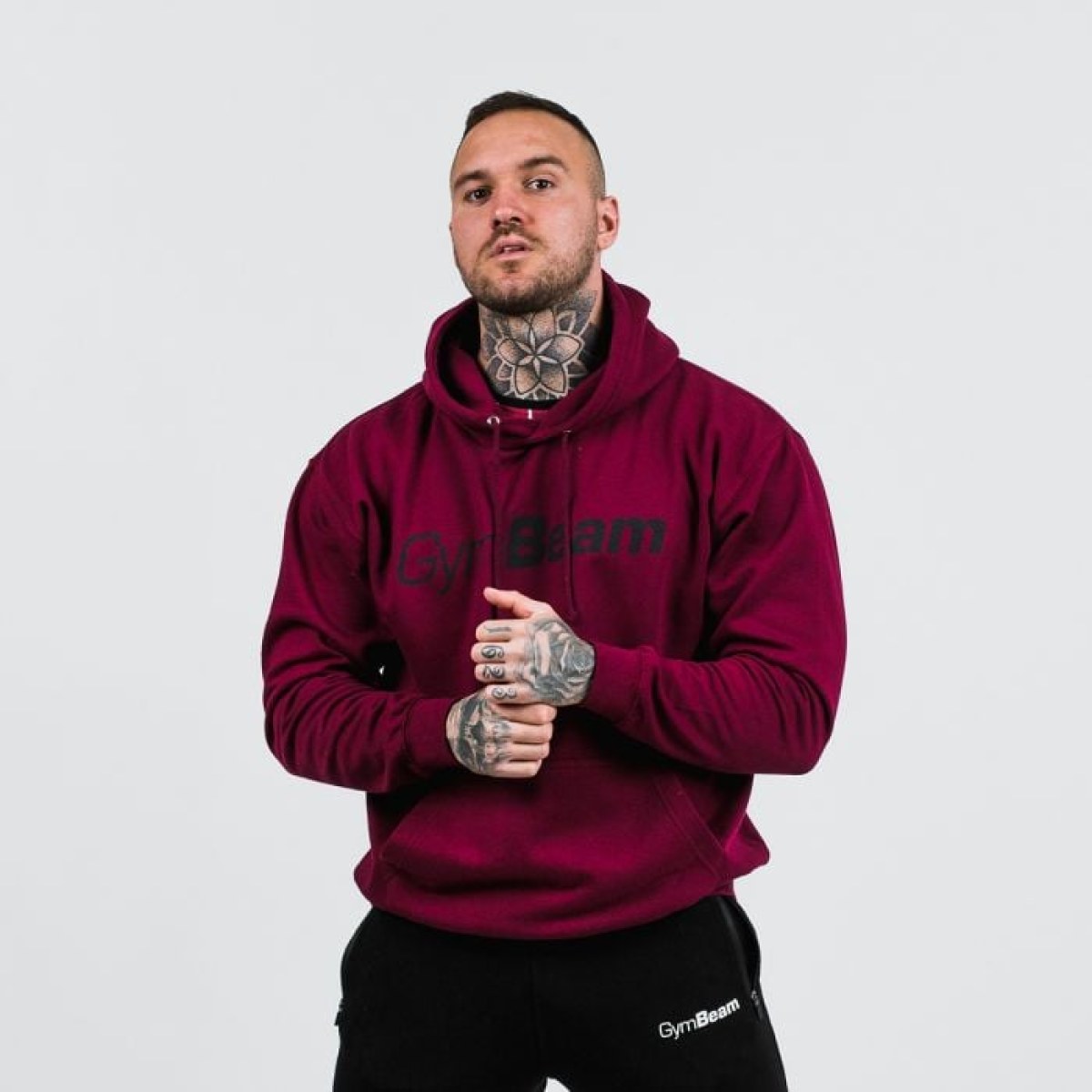 GymBeam Mikina PRO Hoodie Burgundy XXL · záber 1