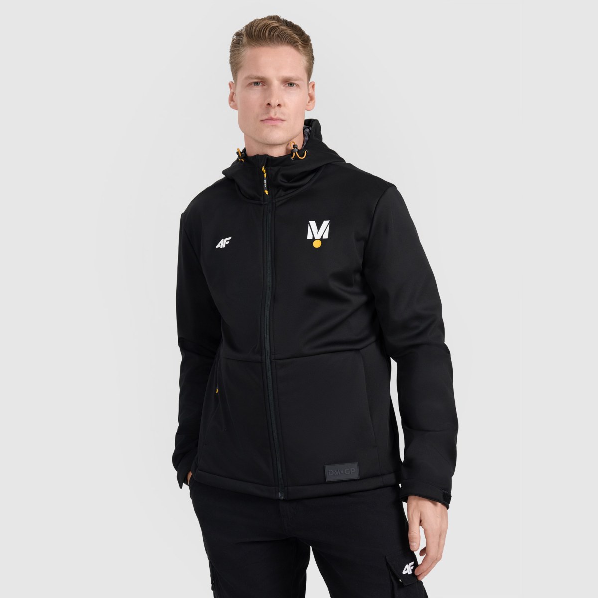 Softshellová bunda vetruodolná membrána 5000 unisex 4F x Drift Masters - čierna · záber 1