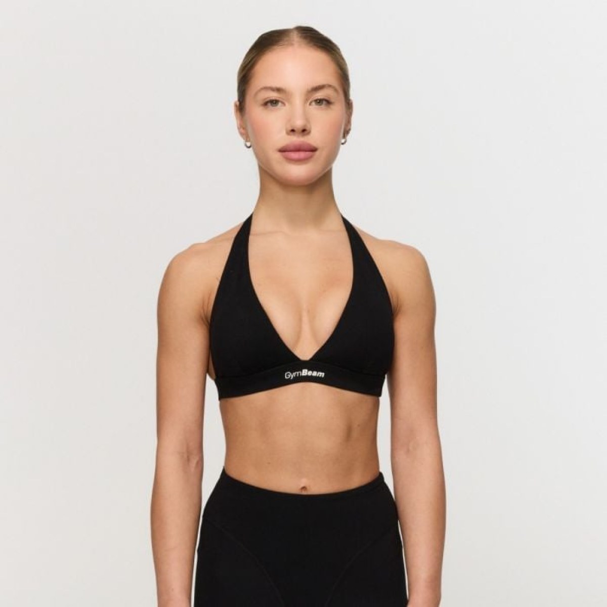 GymBeam Športová podprsenka Halter Fierce Black L · záber 1
