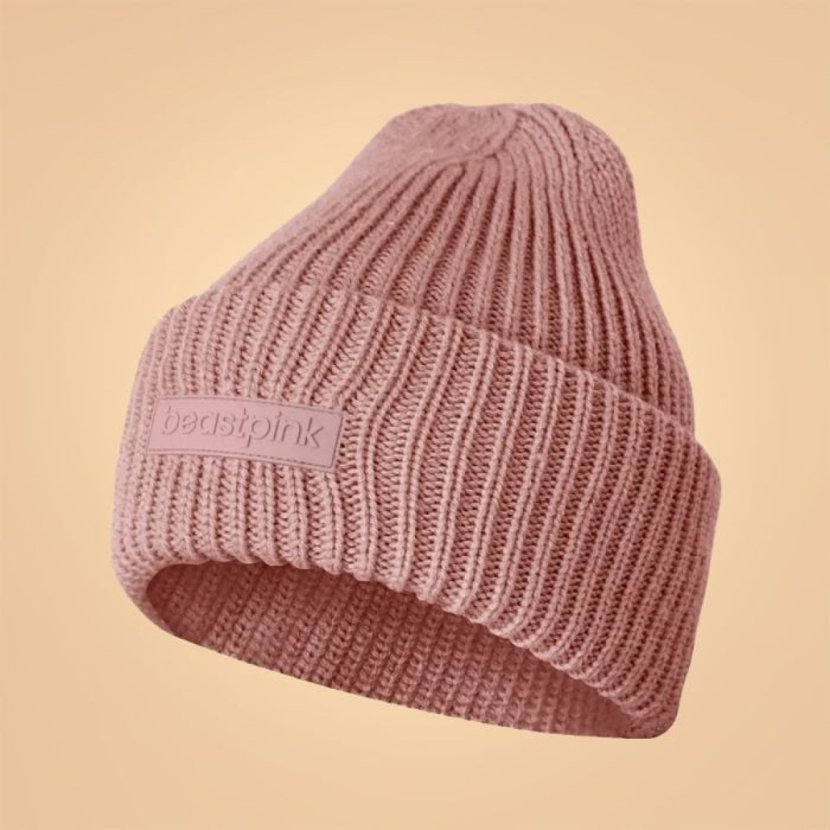 BeastPink Zimná čiapka Beanie Peach · záber 1