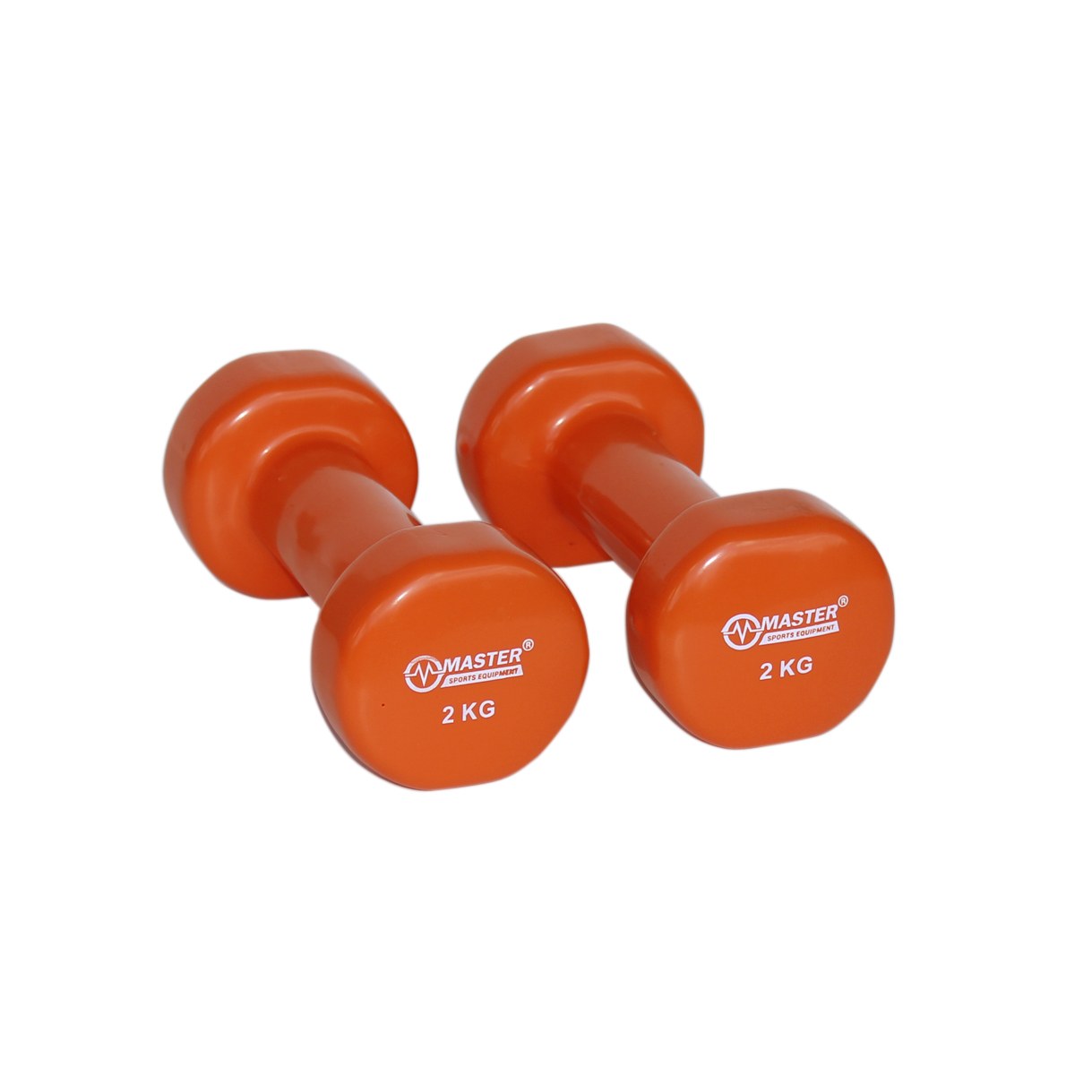 Vinylové činky MASTER 2 x 2 kg · záber 1