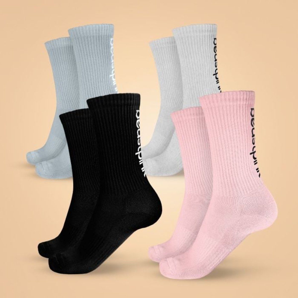 BeastPink Ponožky 3/4 4Pack S · záber 1