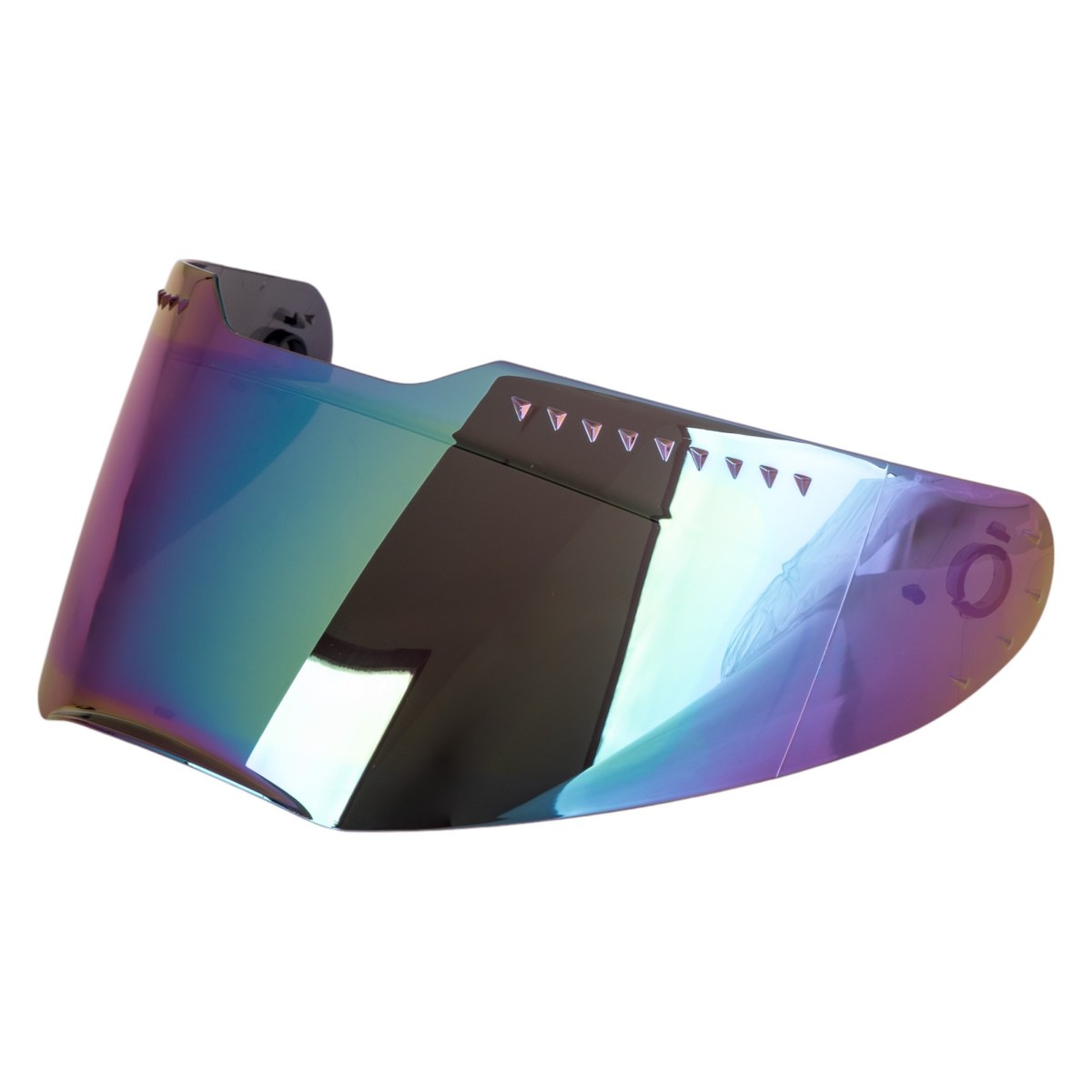 Náhradné plexi pre prilbu W-TEC Burgosa - Farba: Iridium · záber 1