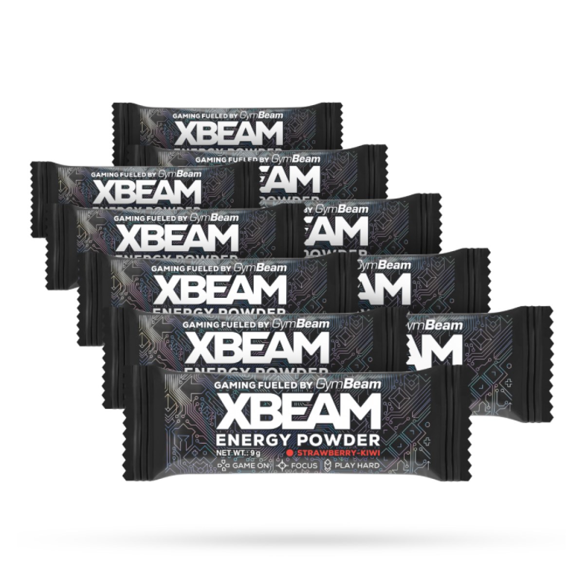 XBEAM Vzorka Energy Powder jahoda kiwi - Príchuť: Jahoda kiwi | Hmotnosť: 0,09 kg · záber 1